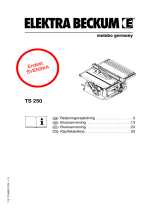 Metabo TS 250 Bruksanvisningar