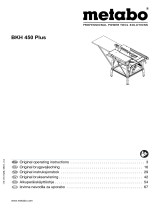 Metabo BKH 450 Plus 5,50 DNB Bruksanvisningar