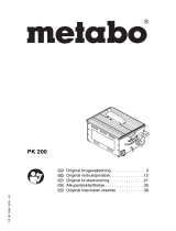 Metabo PK 200 Bruksanvisningar