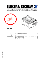 Metabo PK 200 Bruksanvisningar