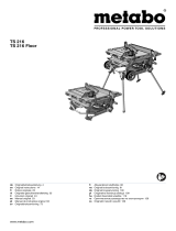 Metabo TS 216 Floor Bruksanvisningar