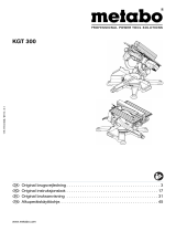 Metabo KGT 300 Bruksanvisningar