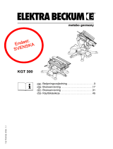 Metabo KGT 300 Bruksanvisningar