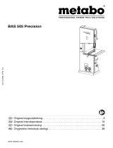 Metabo BAS 505 Precision DNB Bruksanvisningar