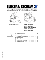 Metabo HWW 5500/50 M Bruksanvisningar