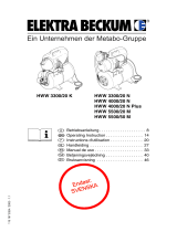 Metabo HWW 5500/50 M Bruksanvisningar