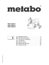 Metabo HWA 5500 M Bruksanvisningar