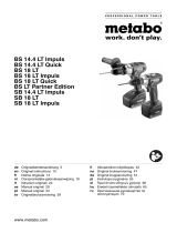 Metabo BS 14.4 LT Quick Bruksanvisningar