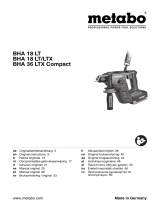 Metabo BHA 36 LTX Compact Bruksanvisningar