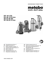 Metabo DP 28-10 S Inox Bruksanvisningar