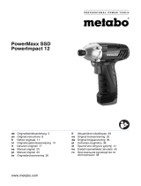 Metabo PowerMaxx SSD Bruksanvisningar