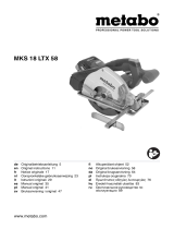 Metabo MKS 18 LTX 58 Bruksanvisningar