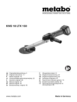 Metabo KNS 18 LTX 150 Bruksanvisningar