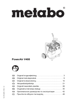 Metabo PowerAir V 400 Bruksanvisningar