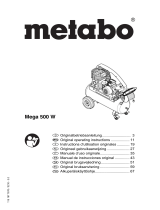 Metabo MEGA 500 W Bruksanvisningar