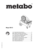 Metabo Mega 500 D Bruksanvisningar