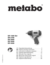 Metabo SR 1500 Bruksanvisningar
