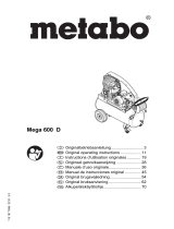Metabo Mega 600 D Bruksanvisningar