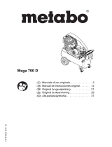 Metabo MEGA 700 D Bruksanvisningar
