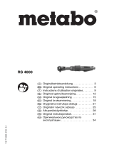 Metabo RS 4000 Bruksanvisningar