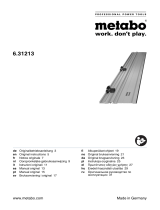 Metabo Guide rail 1500 mm Bruksanvisningar