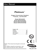 Invacare Platinum IRC5LXAW Användarmanual