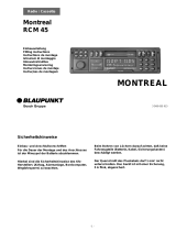 Blaupunkt Montreal RCM 45 Bruksanvisning