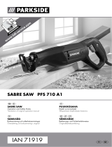 Parkside PFS 710 A1 SABRE SAW Operation and Safety Notes