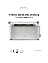Caso Edelstahl-Toaster Classico T4 Bruksanvisningar