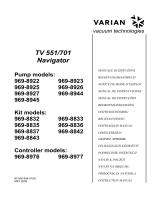 Varian TV 551 Användarmanual