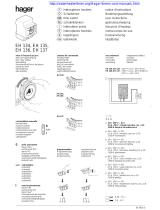 Hager EH 137 User Instructions