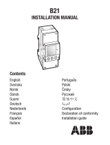 ABB B21 Installationsguide