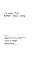 Lenovo THINKPAD X60S Service Och Felsökning