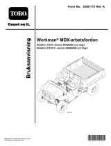 Toro Workman MDX Utility Vehicle Användarmanual