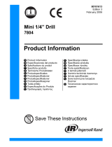 Ingersoll-Rand 7804 Användarmanual