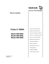 Varian Turbo-V 1800A Användarmanual