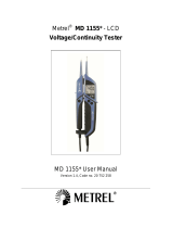 METREL MD 1155 Användarmanual