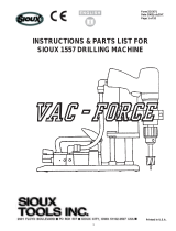 Sioux Tools VAC-FORCE 1557 Användarmanual