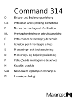 Marantec Command 314 Bruksanvisning