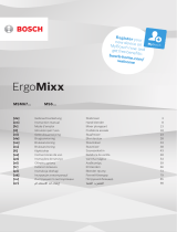 Bosch MS6CB61V5 ErgoMixx Bruksanvisning