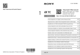 Sony Alpha A7C Noir + 28-60 Bruksanvisning
