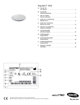 Invacare Aquatec Disk Användarmanual