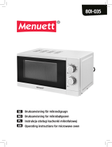 Menuett 801-035 Operating Instructions Manual