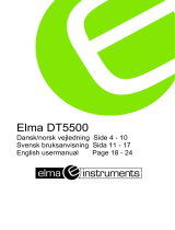 Elma DT5500 Användarmanual