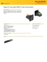 DeLOCK 86734 Datablad