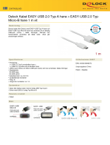 DeLOCK 84807 Datablad