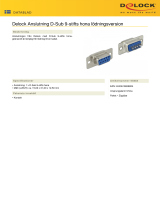 DeLOCK 65882 Datablad