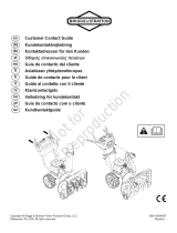 Simplicity SNOWTHROWER, DUAL STAGE BRIGGS AND STRATTON Användarguide