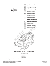 Simplicity ZERO TURN RIDER, CE, EZT 20/42, NON-BRANDED Användarmanual