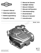 Simplicity ENGINE, MODEL 120000 Användarmanual